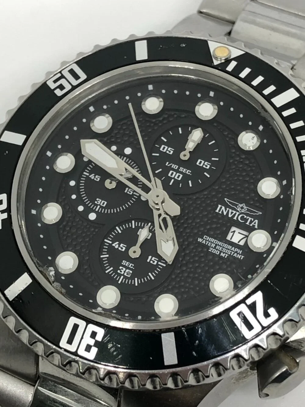 Invicta Men's 18906 Master Of Ocean Pro Diver Chronograph 52mm 200M Black Watch